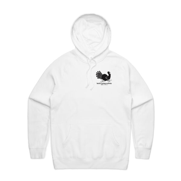 Lactic Turkey Logo - Small Black Print - Mens Supply Hood Thumbnail