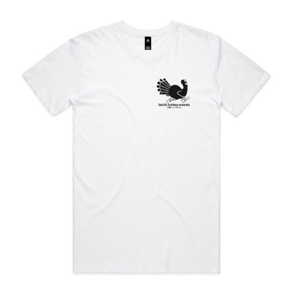 Lactic Turkey Logo - Small Black Print - Mens Staple T shirt Thumbnail