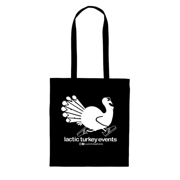 Lactic Turkey Logo - Large White Print - Tote Bag Thumbnail