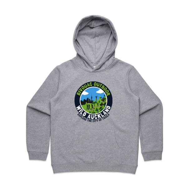 Wild Auckland Logo - Large Print - Kids Supply Hoodie Thumbnail