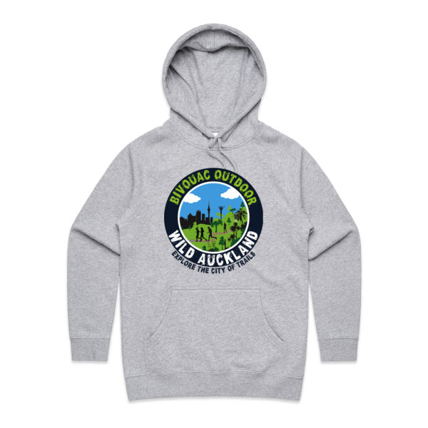 Wild Auckland Logo - Large Print - Womens Supply Hood Thumbnail