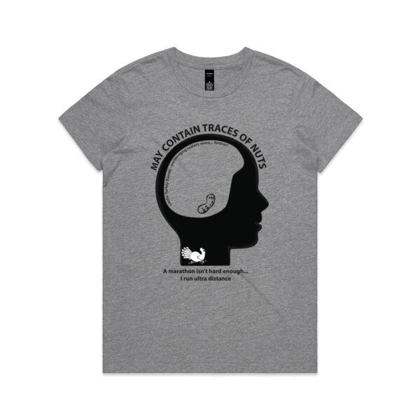 May Contain Traces of Nuts - Ultra Print - Womens Maple Tee Thumbnail