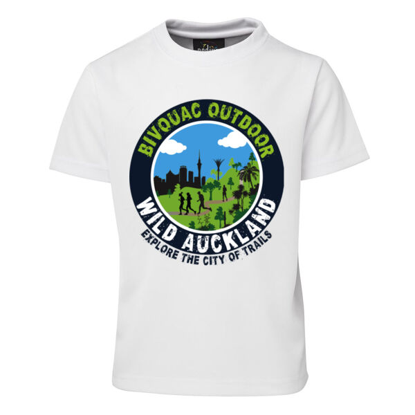 Wild Auckland Logo - Mens Poly Tee Thumbnail